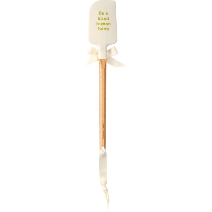 Be A Kind Human Bean Spatula With A Wooden Handle 2