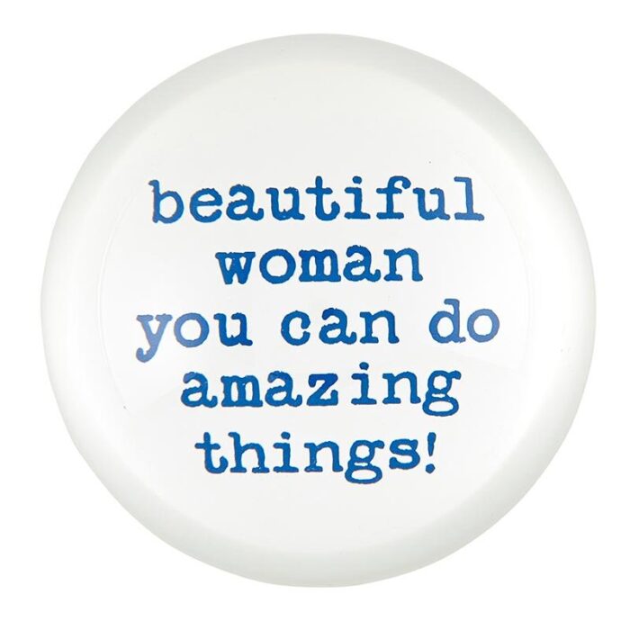 Beautiful Woman You Can Do Amazing Things Glass Dome Paperweight In a Gift Box 2 e54c6c02 a8a6 451b a5a7 d8c395e07683