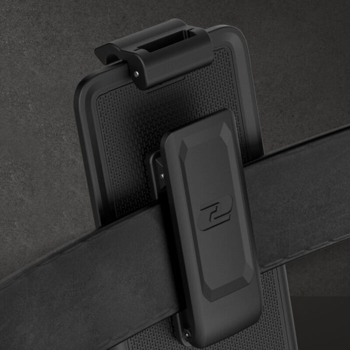 Belt Clip Holster For Moto G7 Power Thin Armor Black HL84TA 3 15