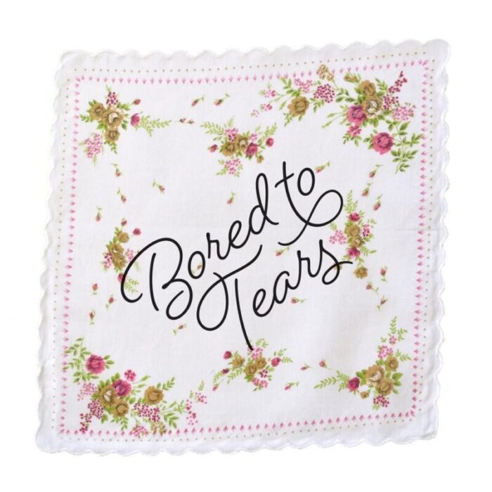 Bored to Tears Retro Hankie Floral Print Cotton Handkerchief 2