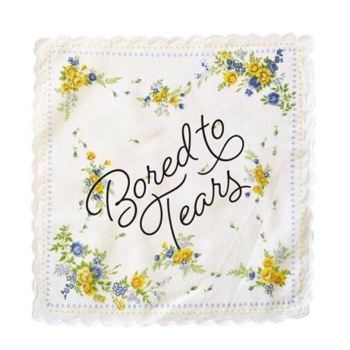 Bored to Tears Retro Hankie Floral Print Cotton Handkerchief 3