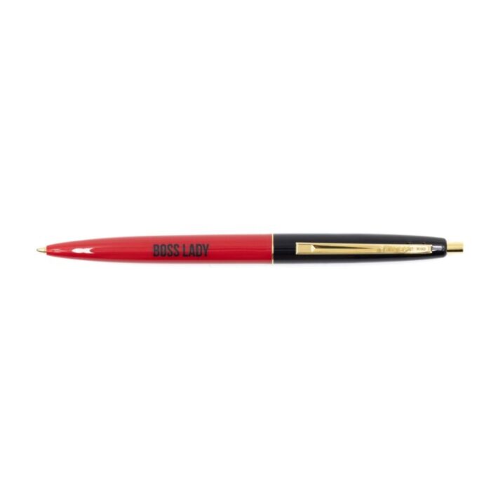 Boss Lady Two Tone Refillable Pen in Cherry Red and Black ead809f0 c7c8 43f2 a5c7 603174f0b785