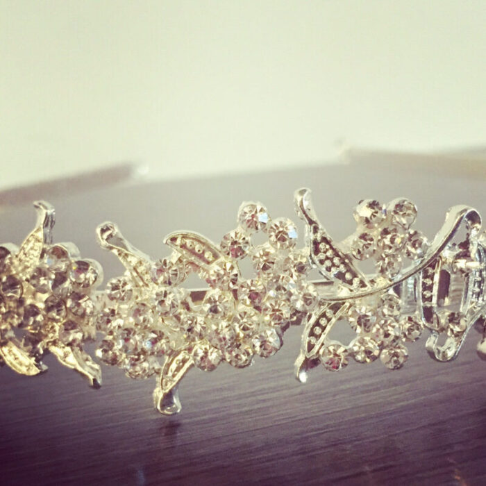 Bride to the Hustle Tiara Royalty Crown Party or Bridal Hair Accessory 6