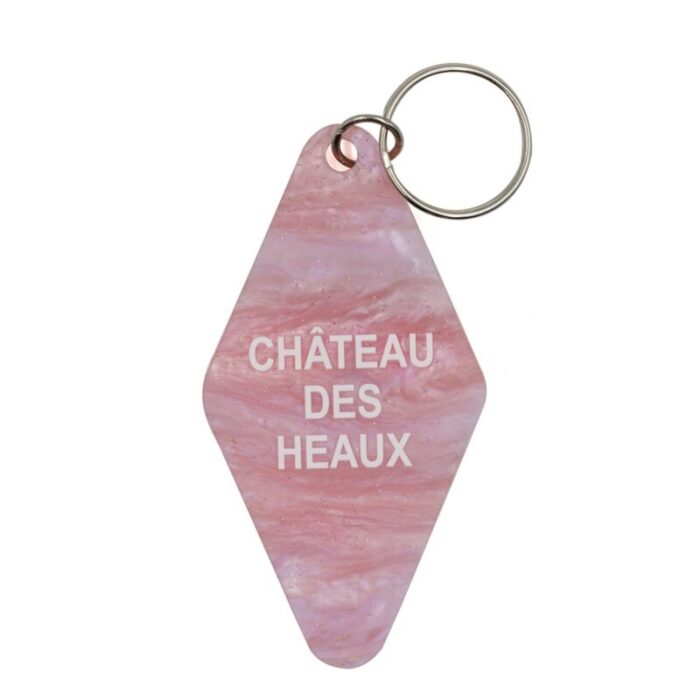 Chateau Des Heaux Motel Style Keychain in Crystal Pink 3 edb2ed53 2e2e 4d1c 8c56 28943cd440be