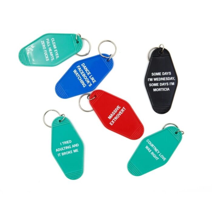 Clear Eyes Full Hearts Zero Fucks Motel Style Keychain In Green 5 c5b1e480 50e8 4683 b0ed 591c8ddb74ef