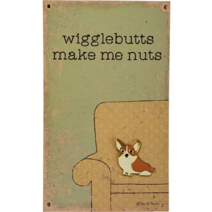 Corgi Wigglebutts Make Me Nuts Enamel Pin On Gift Card 2 1627c6a0 e36b 42f6 9cb5 dbda922716be