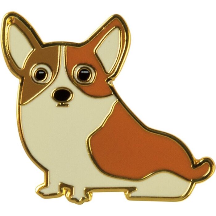 Corgi Wigglebutts Make Me Nuts Enamel Pin On Gift Card 4