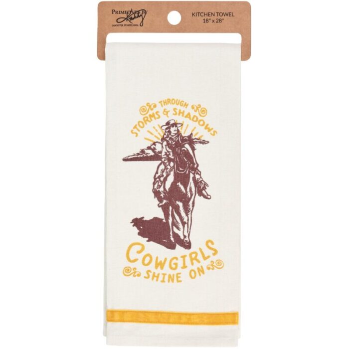 Cowgirls Kitchen Towel Western themed Tea Hand Dish Cloth 18 x 28 36d8a50f 1af2 41e4 bd8a 8083277a6c8d