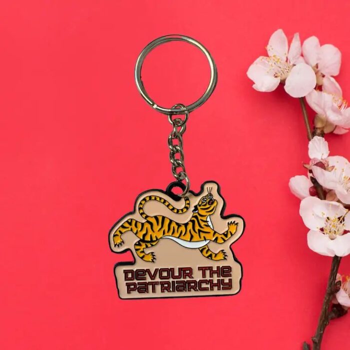 Devour the Patriarchy Feminist Enamel Keychain 2 89a7cf18 4f80 4e58 a3d3 26178349c00e