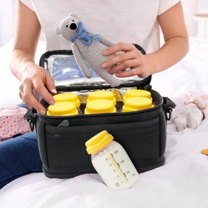 Encased Breastmilk Cooler Bag for 6 Medela Express Milk Bottles ENCB406 4