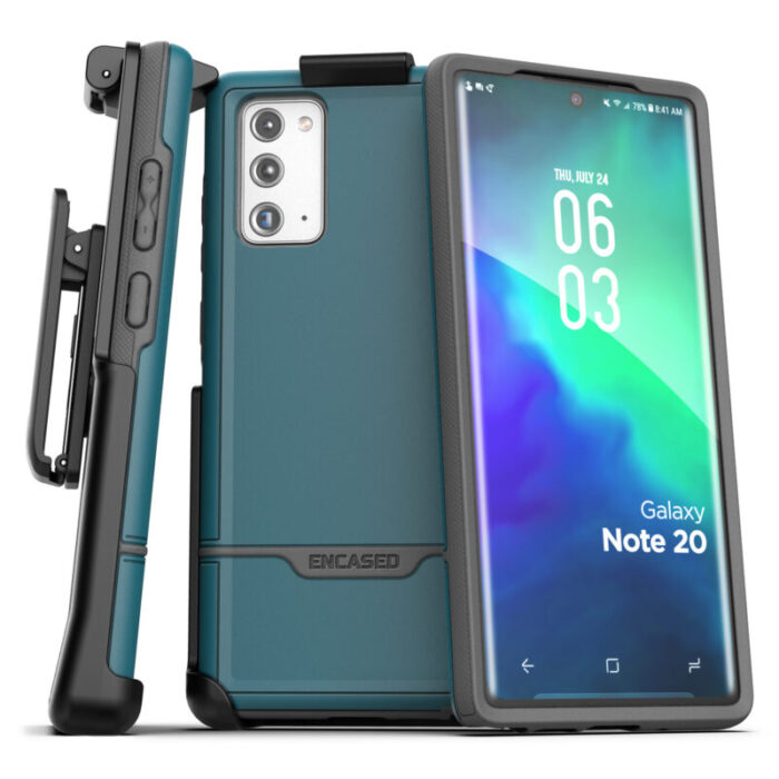 Galaxy Note 20 Rebel Case and Holster Blue Blue RB130AB HL