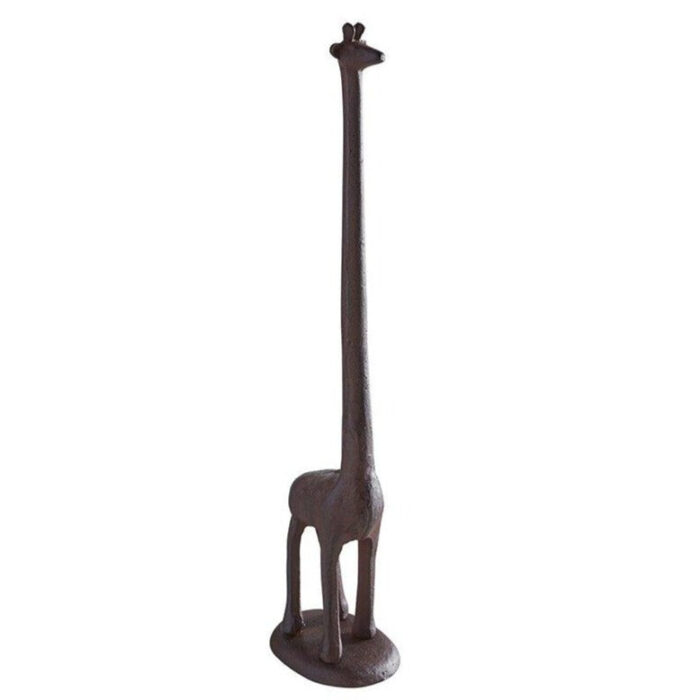 Giraffe Cast Iron Paper Towel Holder 19 Tall Real Cast Iron Virtually Indestructible 3