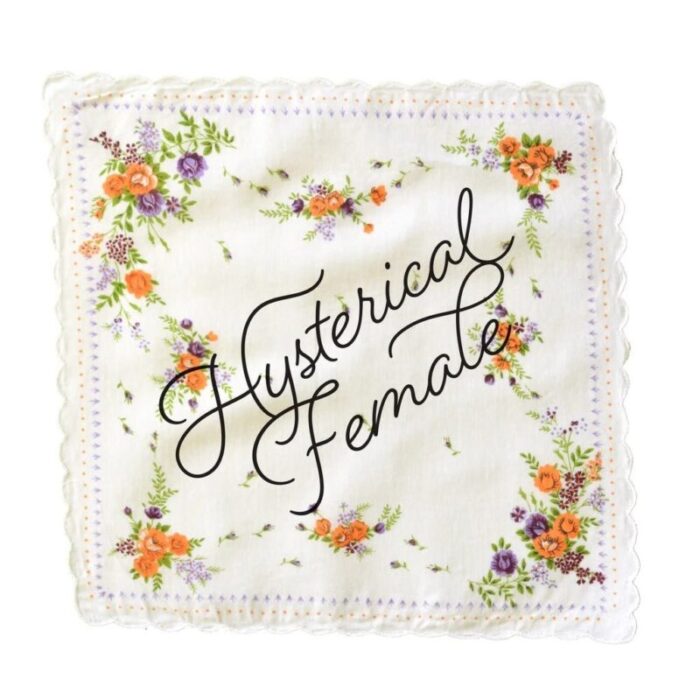 Hysterical Female Hankie Retro Floral Print Cotton Handkerchief 4