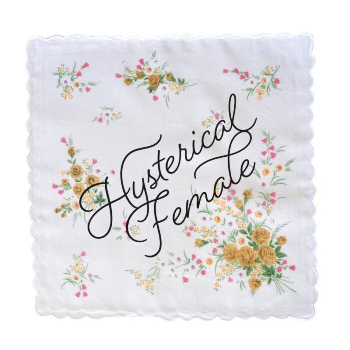 Hysterical Female Hankie Retro Floral Print Cotton Handkerchief 5