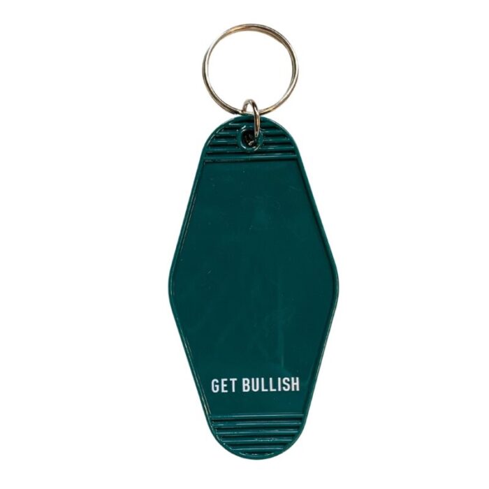 I Do What I Want Motel Style Keychain in Green 3