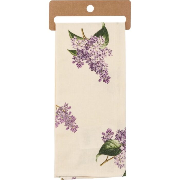 I Lilac You A Lot Dish Cloth Towel Cotten Linen Novelty Tea Towel Cute Kitchen Hand Towel 18 x 28 3