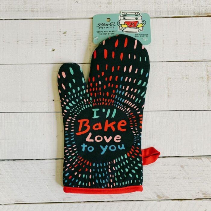 Ill Bake Love To You Oven Mitt Kitchen Thermal Single Pot Holder BlueQ at GetBullish 4