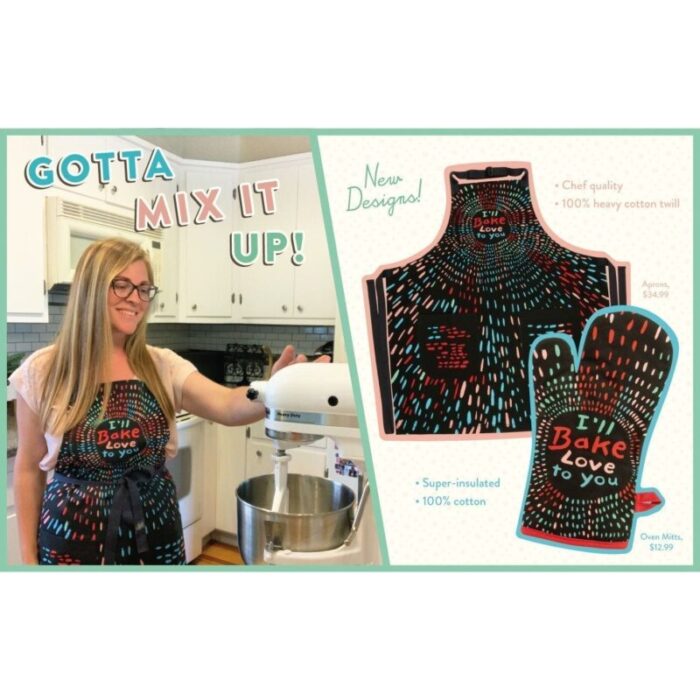 Ill Bake Love To You Oven Mitt Kitchen Thermal Single Pot Holder BlueQ at GetBullish 6