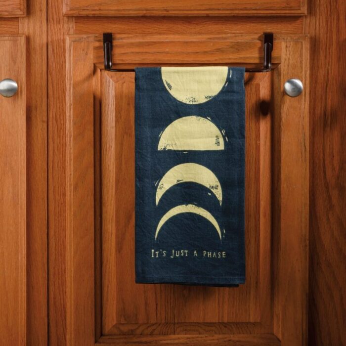 Its Just A Phase Moon Dish Cloth Towel All Over Block Print Design 20 x 26 2 ee36238f e316 4212 85b4 cb35f808cace