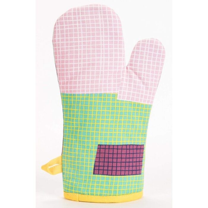 Lets Eat Your Feelings Too Oven Mitt Couple and Ice Cream Motif Kitchen Thermal Single Pot Holder BlueQ at GetBullish 3