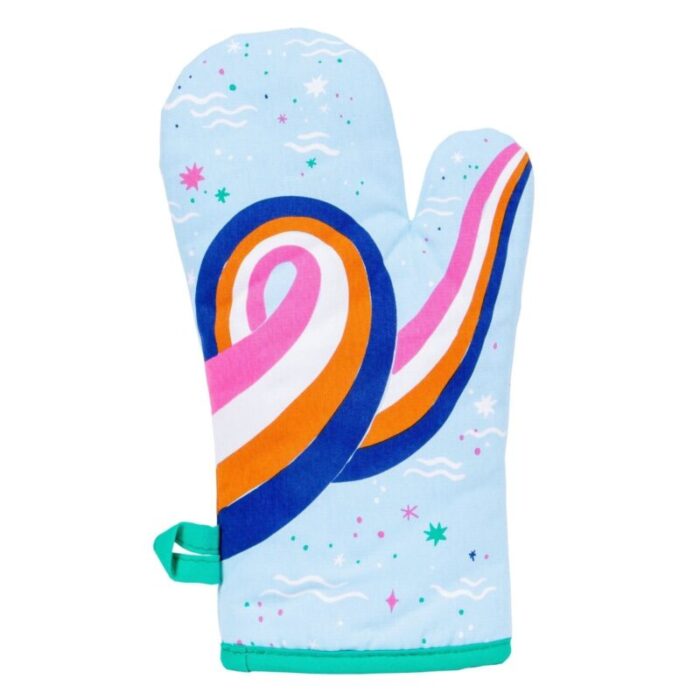 Mer Mazing Oven Mitt with Mermaid Design Kitchen Thermal Single Pot Holder BlueQ at GetBullish 2