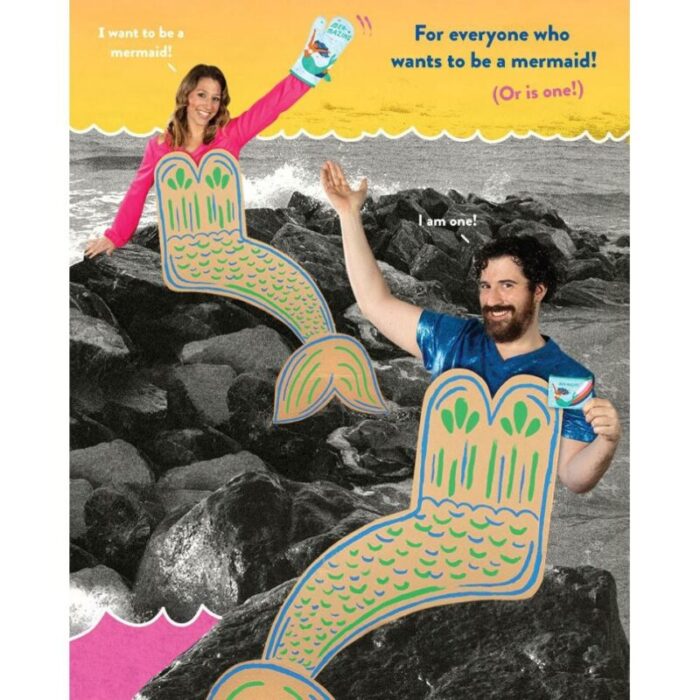 Mer Mazing Oven Mitt with Mermaid Design Kitchen Thermal Single Pot Holder BlueQ at GetBullish 3