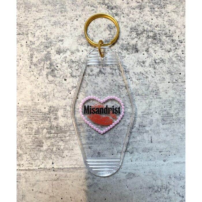 Misandrist Motel Keychain Crystal Clear 5 c26f4540 f892 40e9 8eea 26ed4f5c575e