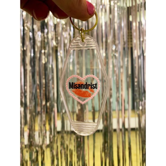 Misandrist Motel Keychain Crystal Clear 7 7e2d21fe 3c03 4579 9f9d 24a1771a7397