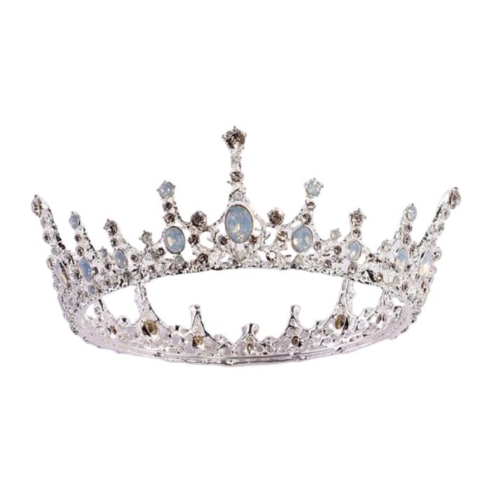 Moonlight Ice Queen Royalty Crown Tiara in Opal and Champagne Gold or Silver 2 Options 5