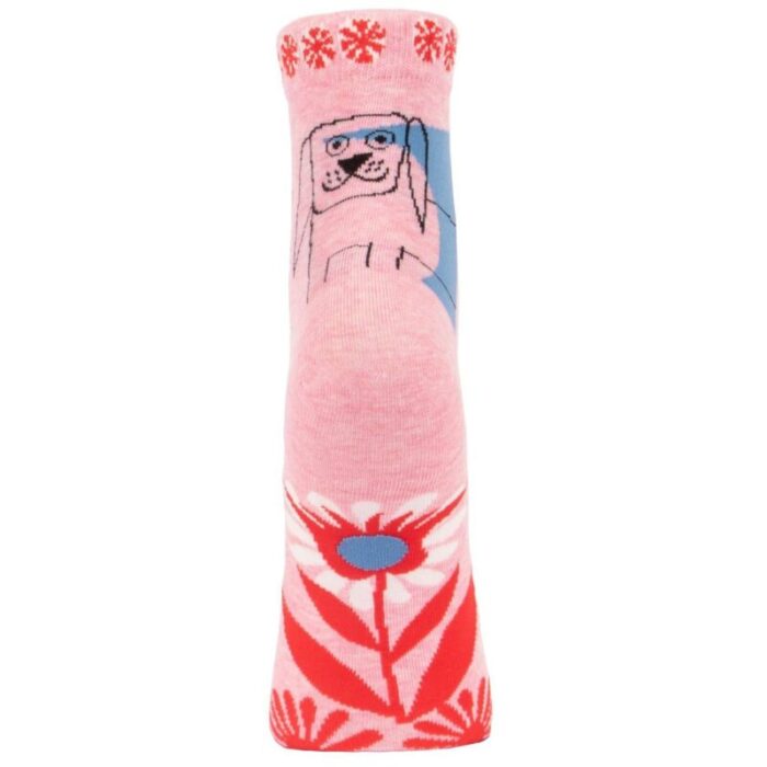 Mother Fucking Puppy Power Womens Ankle Socks BlueQ at GetBullish 2