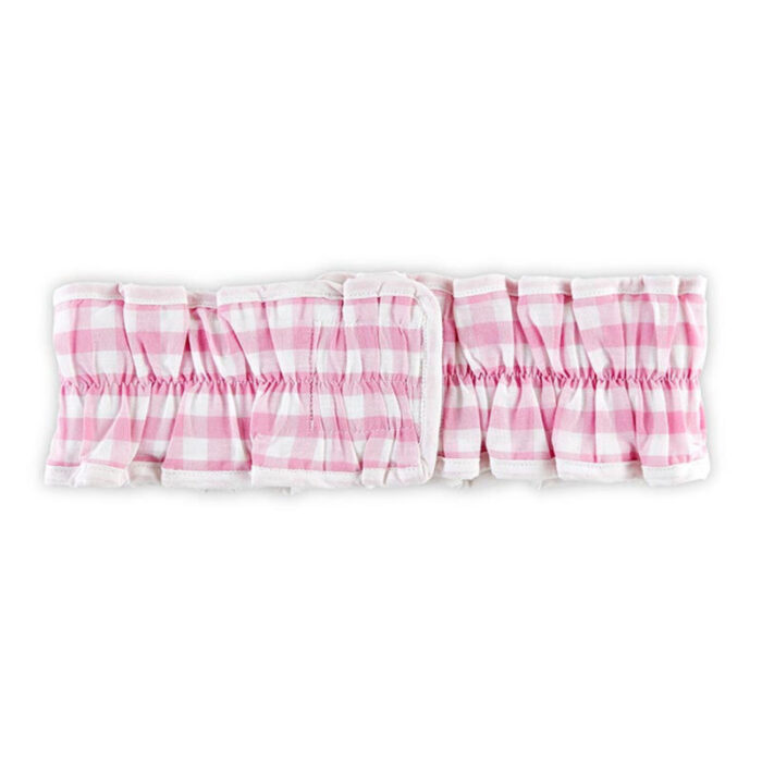 Pink Gingham Spa Wrap and Headband Set Bath Body Towel Shower 3