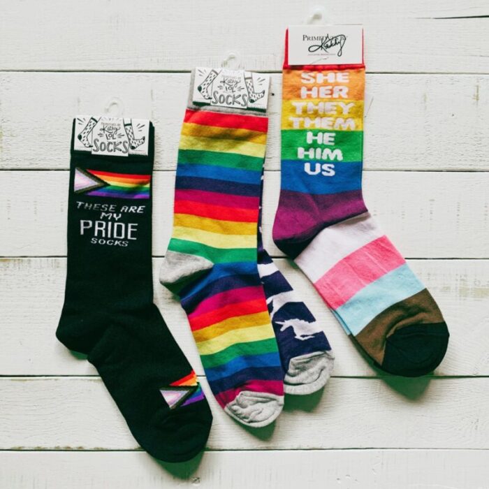 Rainbows And Unicorns Socks Mismatched Designs Unisex 6