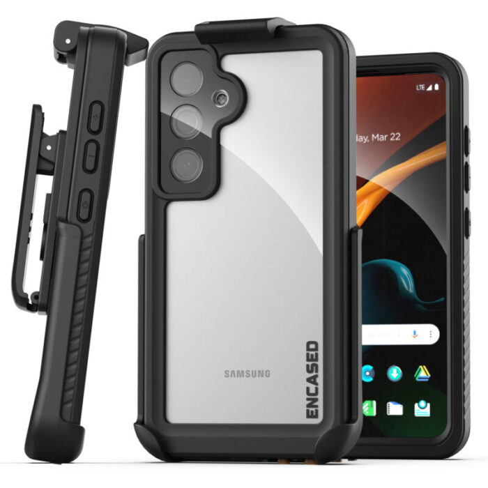 Samsung Galaxy S24 Waterproof Case with Belt Clip Holster EWP398HL