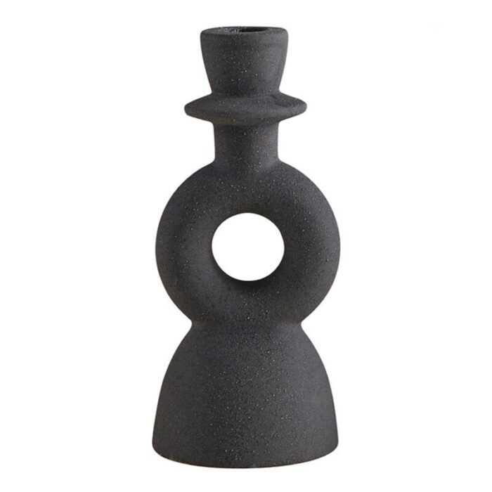 Small Abstract Candle Holder Ceramic Taper Candle Stand 3 x 7 2 3ac54340 7b78 470d 9eb9 41cbeccad122