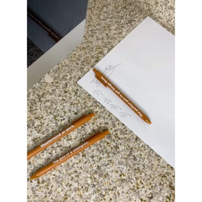 The Pen Of A Champion Pen Gel Click Pen in Caramel 6 000cdd8f 465f 4afa 9e37 ef40e563af40