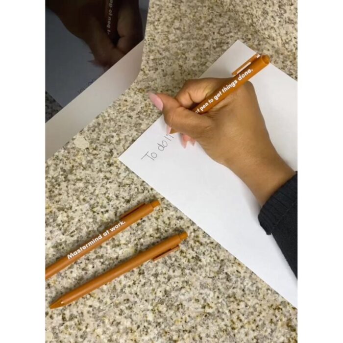 The Pen Of A Champion Pen Gel Click Pen in Caramel 7