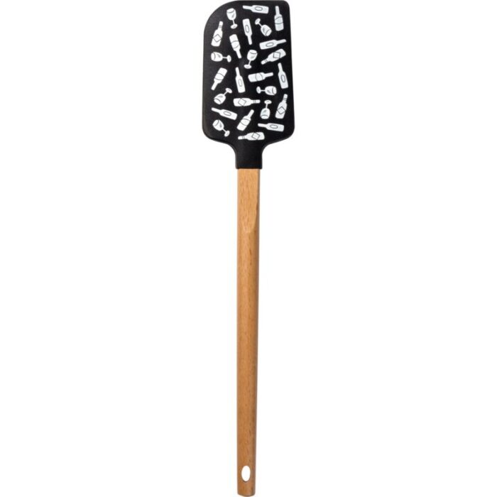 True Friends Dont Care if Your House is Dirty They Care If You Have Wine Spatula With A Wooden Handle 4