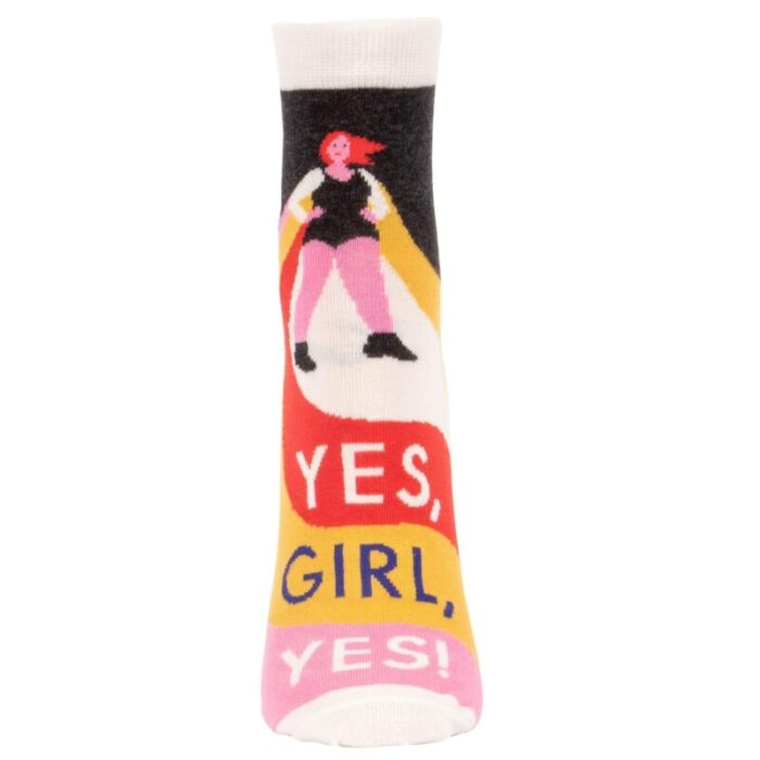 Yes Girl Yes Womens Ankle Socks BlueQ at GetBullish 3