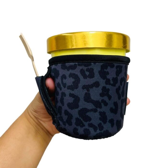 black leopard pint size ice cream handlerdrink handlers 277643