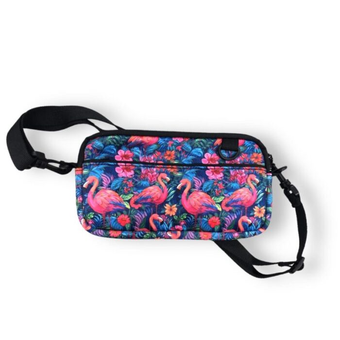 bright flamingo cross body pursedrink handlers 332246