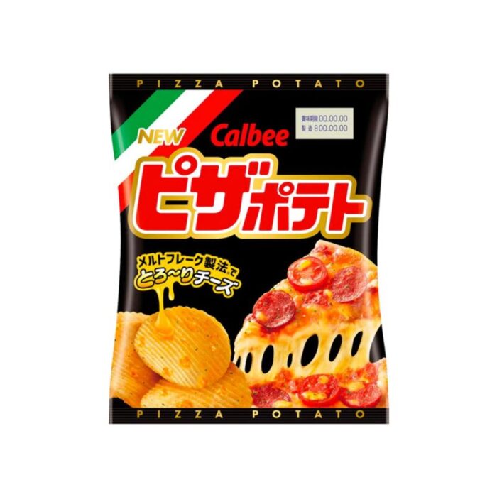 calbee pizza chips