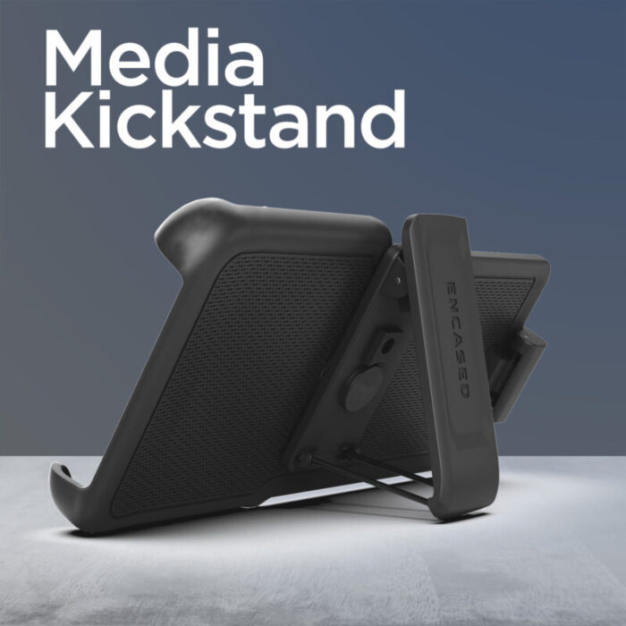 encased phone holster media kickstand 3