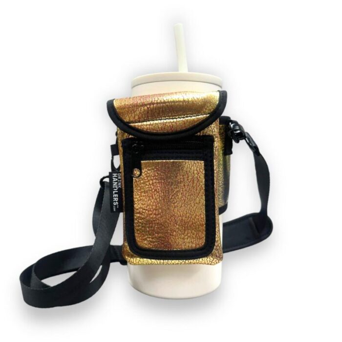 glimmering gold wrap around drink pocketdrink handlers 696015