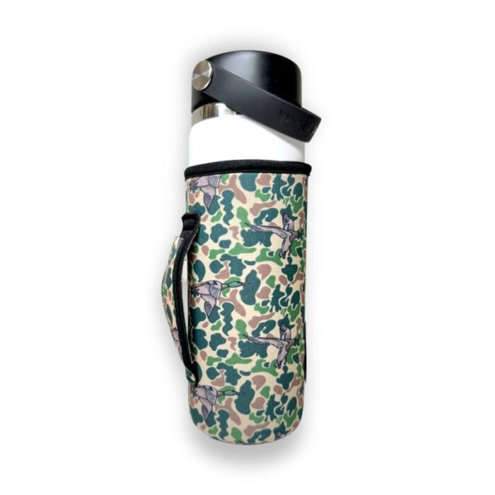 green duck camo 16 24oz soda water bottle tallboy can handlerdrink handlers 731542