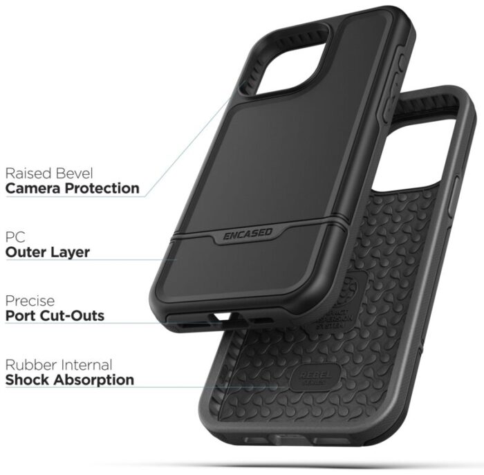 iPhone 15 Pro Rebel Case RB338BK 4