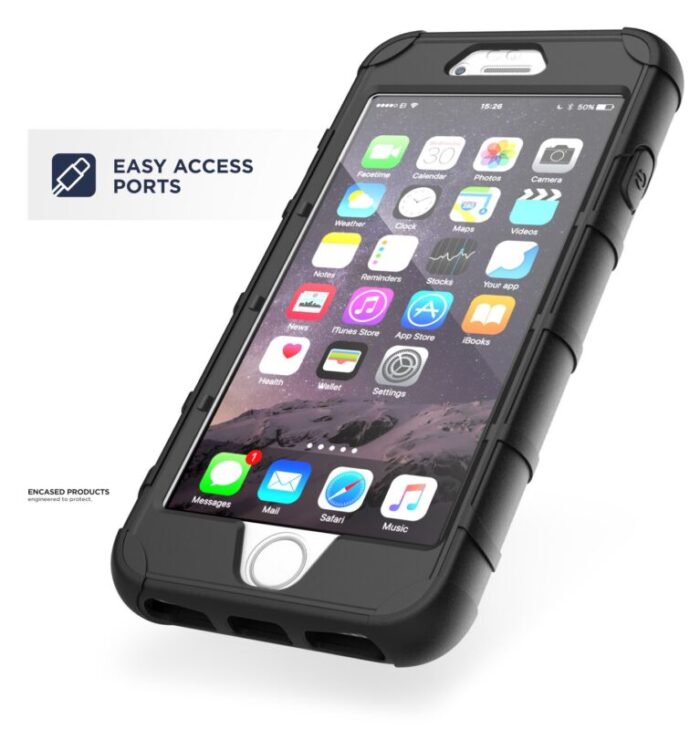 iPhone 8 American Armor Case Black Black AA04BK 5