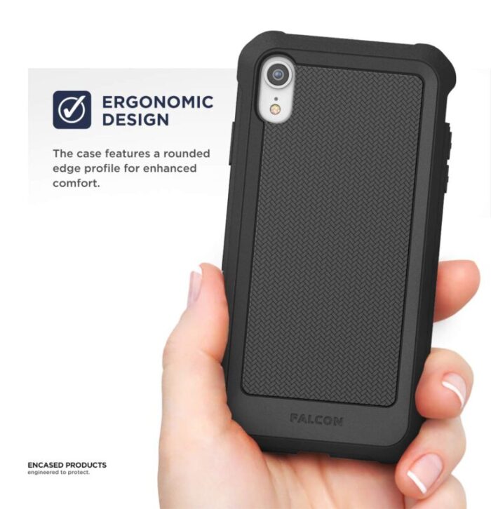 iPhone XR Falcon Case Black Encased FS71BK 4