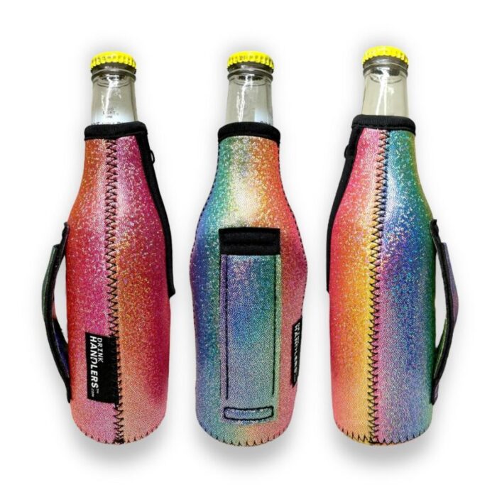 iridescent rainbow 12oz bottleneck handlerdrink handlers 879840