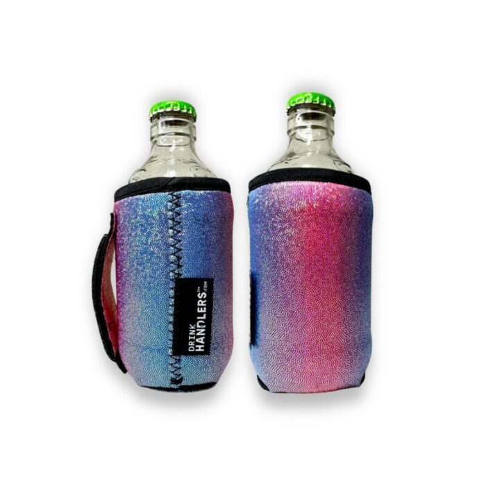 iridescent rainbow 12oz stubby can handlerdrink handlers 604921