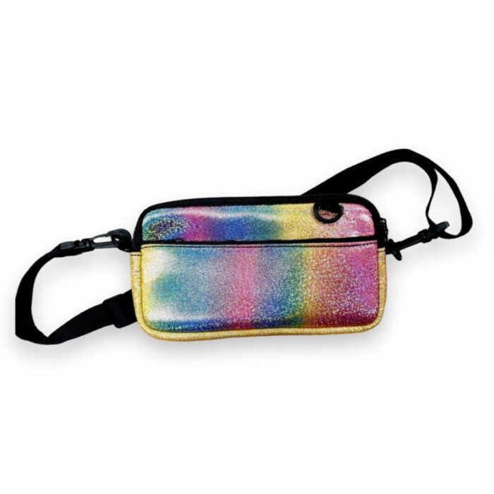 iridescent rainbow cross body pursedrink handlers 568028